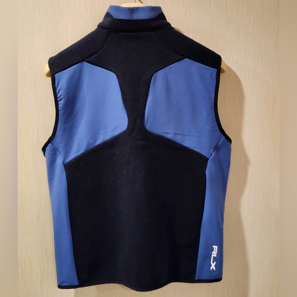 RLX Golf Terry-Paneled Fleece Color Blocked Vest sz M - Picture 5 of 13